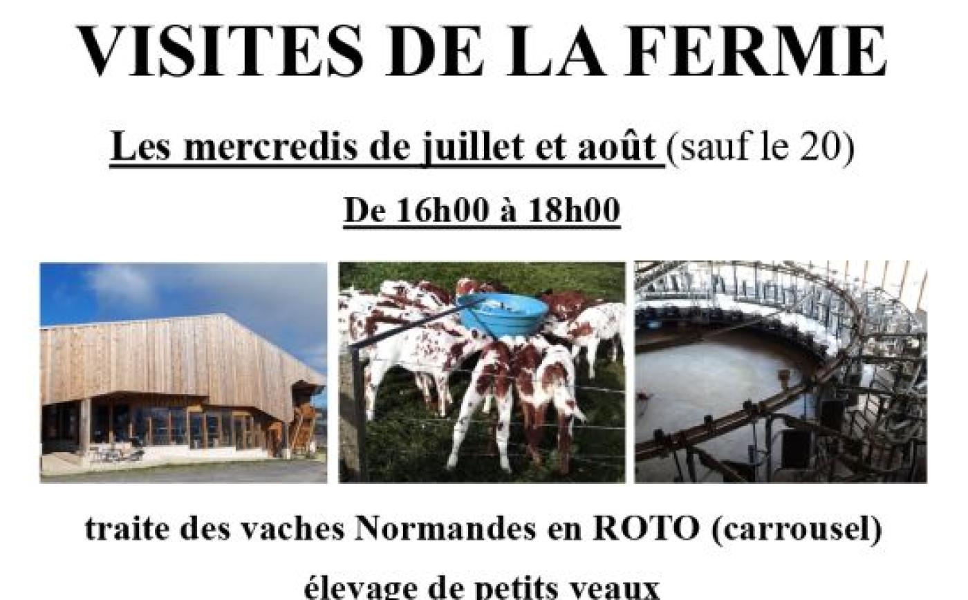 Visite à la ferme à Crouttes - GAEC Choisnard