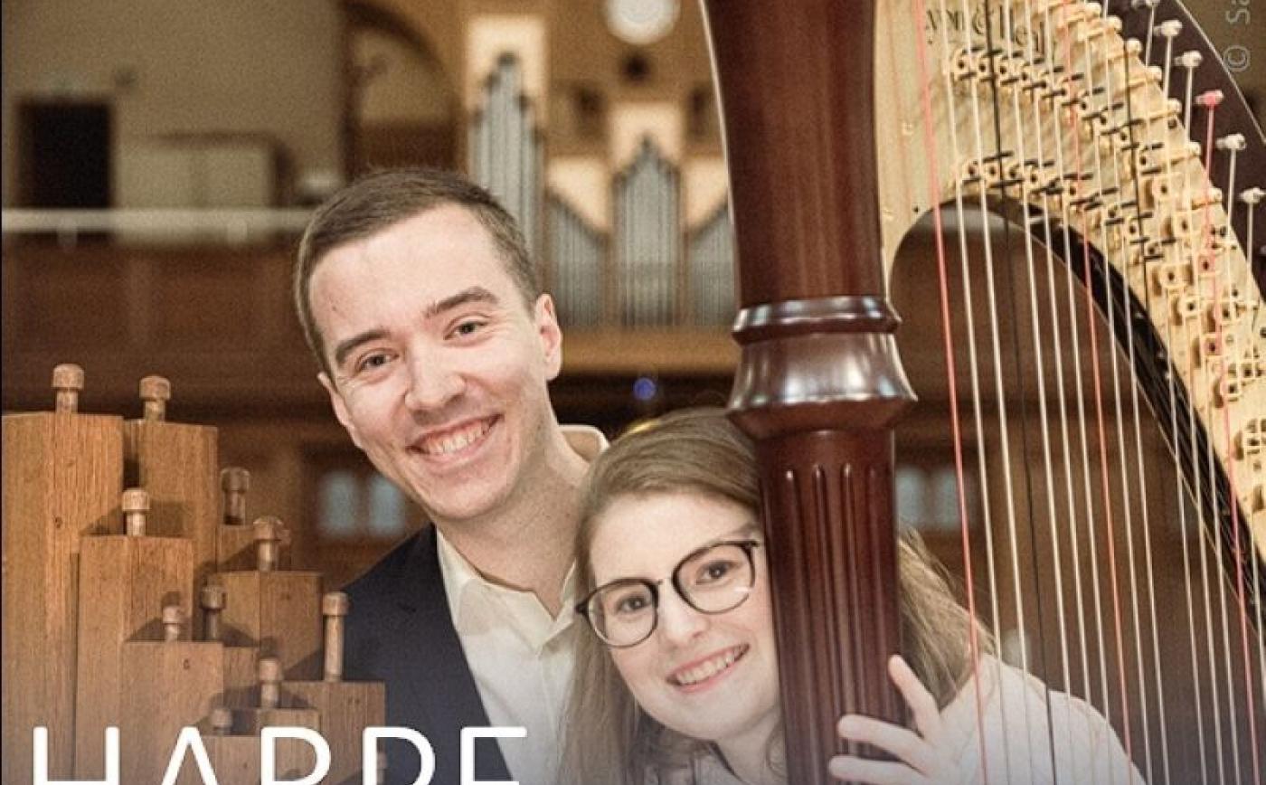 Concert Harpe et orgue à Vimoutiers - S. Dhénin