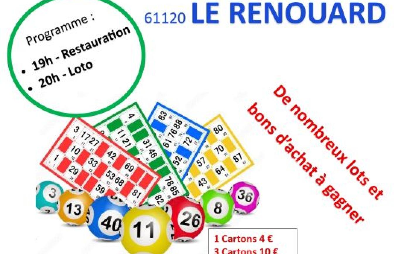 Loto au Renouard - Comité des Fêtes du Renouard