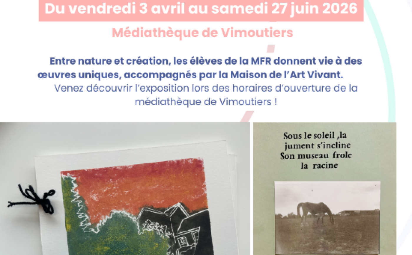Exposition à Vimoutiers - Médiathèque CDCVAM