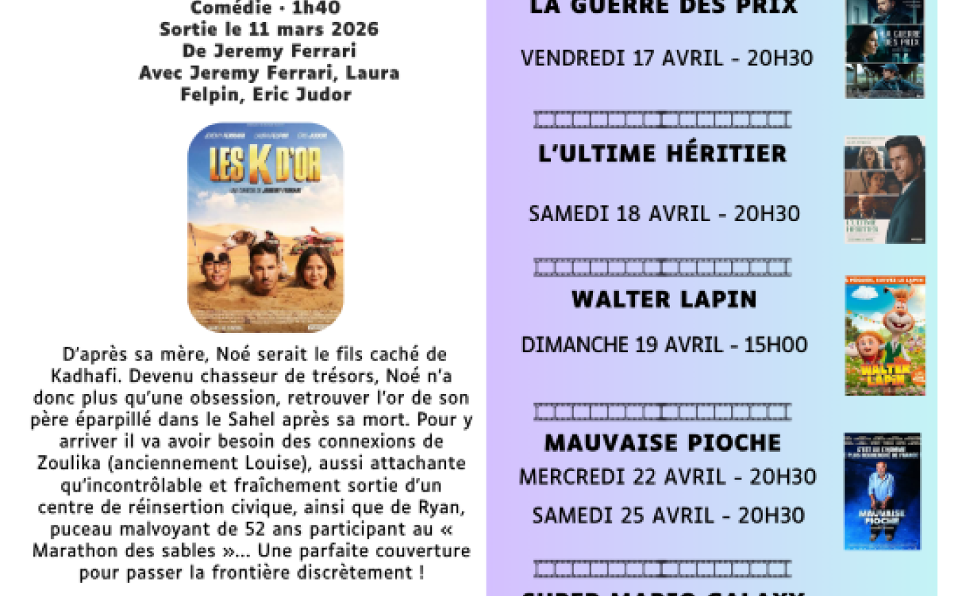 Cinéma à Gacé - Ville de Gacé